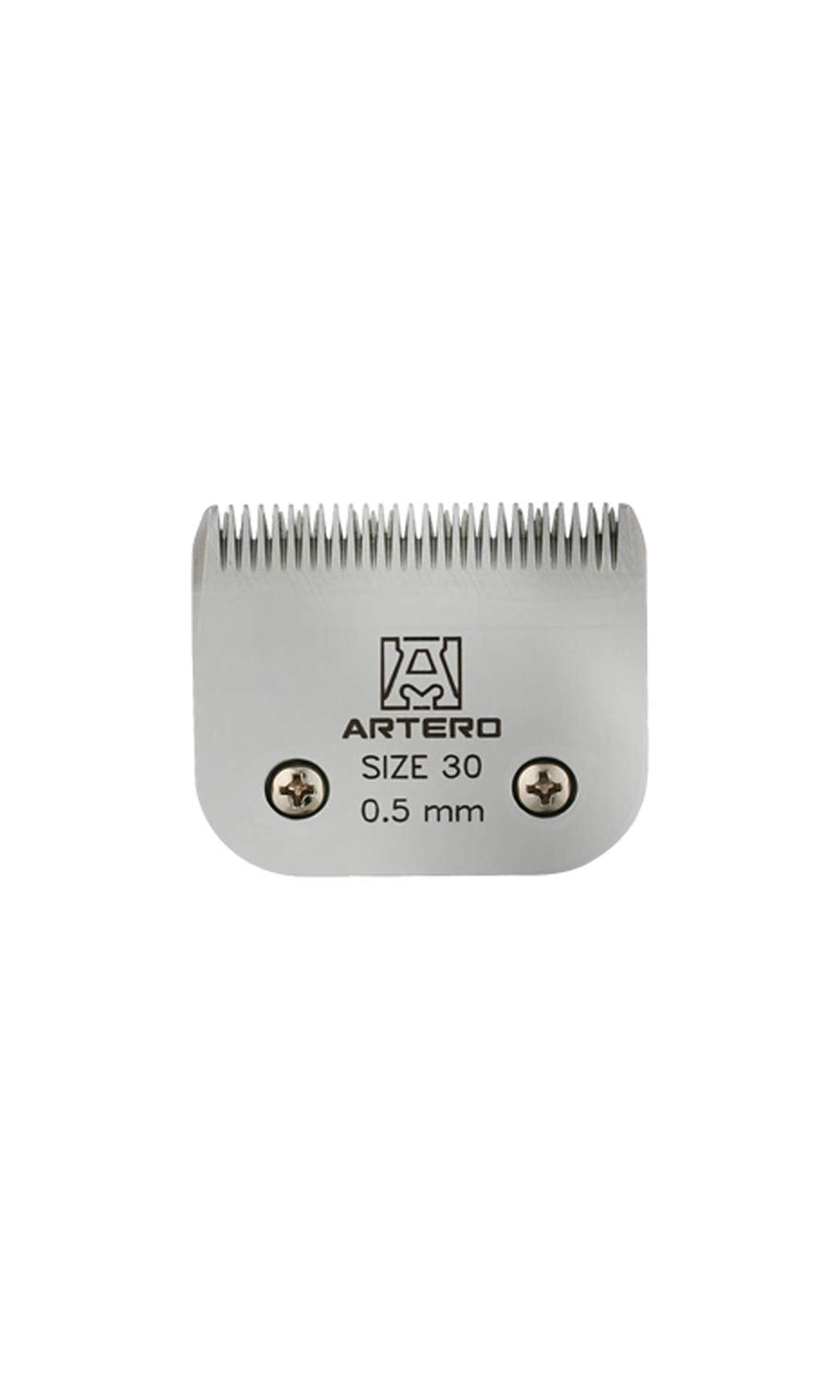 Artero A5 Blade #30 close-up shows ultra-fine 0.02 inch cut for detail work.