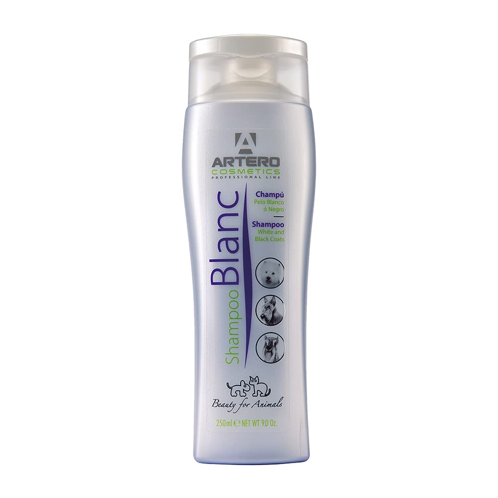 Artero Blanc bottle pour demonstrates easy application and color-brightening benefit.