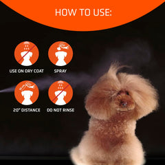 Artero Speed Dry Shampoo no-rinse use image highlights water-free cleaning convenience.