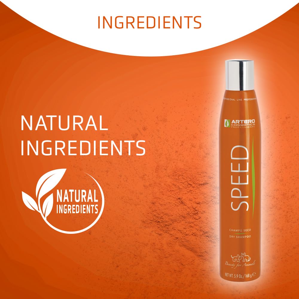 Artero Speed Dry Shampoo soft-clean scent conveys pleasant, light fragrance after use.