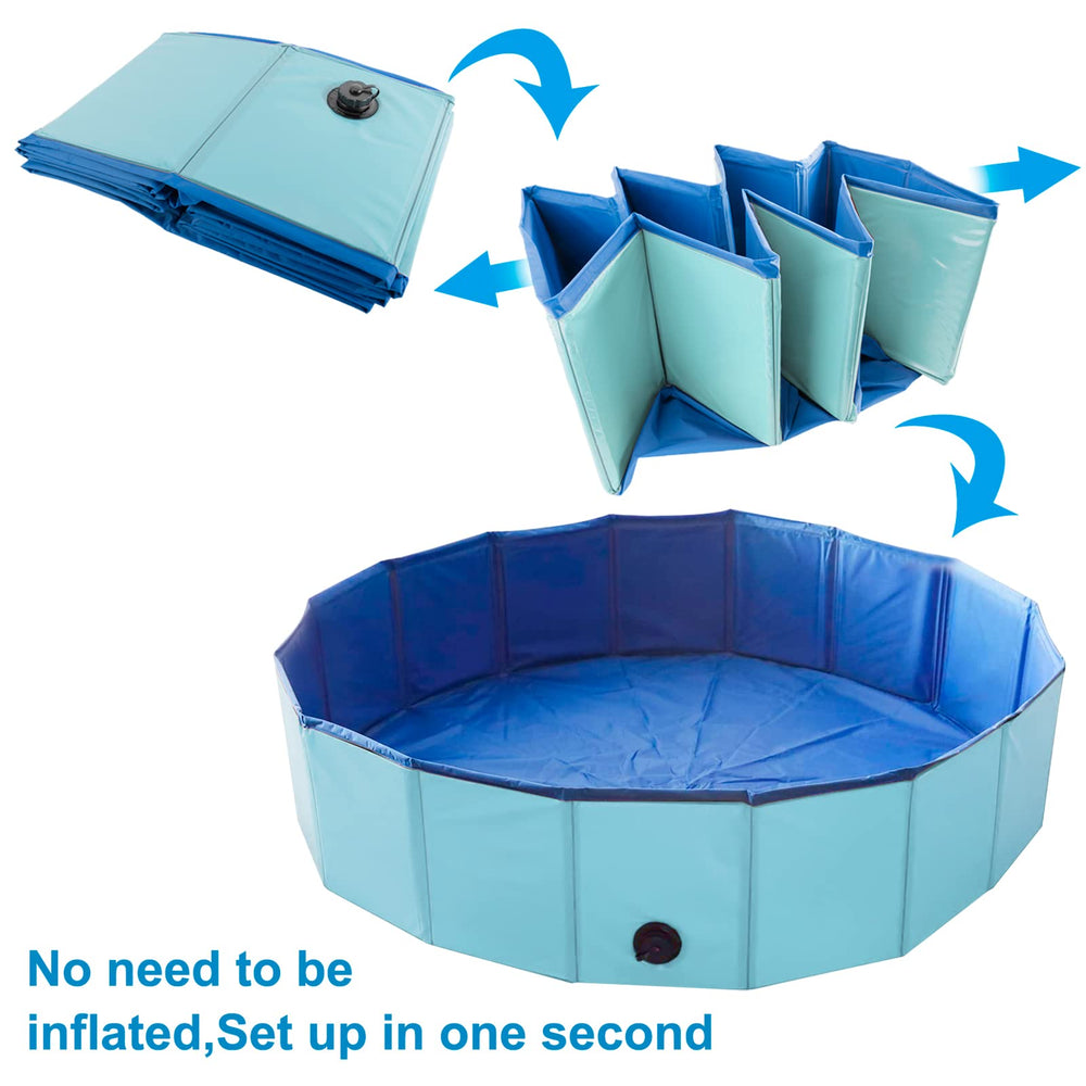 Artilife whelping box blue multi-use setup covers whelping, bath, and play.