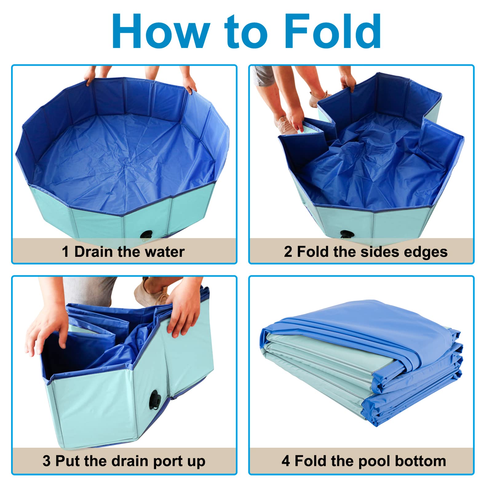 Artilife whelping box blue travel-friendly design for on-the-go dog care.