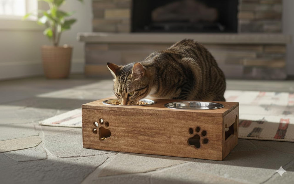 ARTISENIA Paw Design durable bowls resist impact and maintain sleek look over time.
