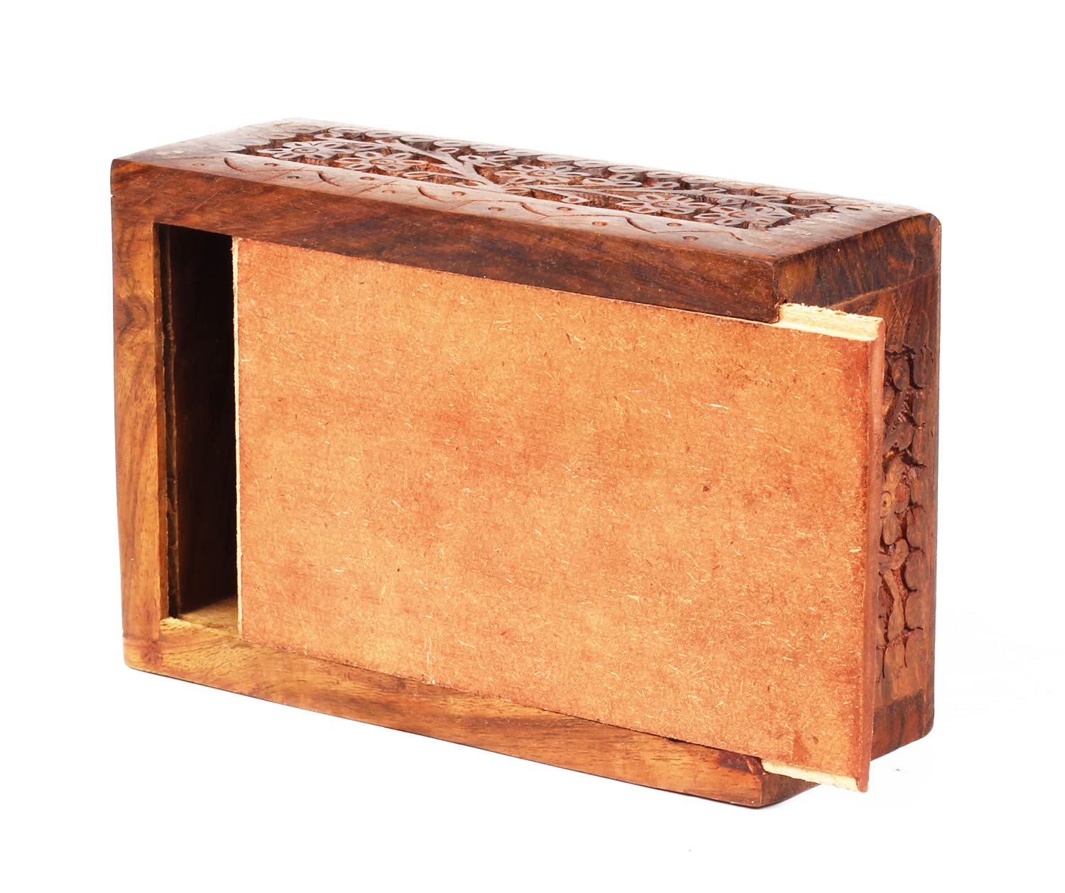 ARTISENIA rosewood texture adds warm tones for decorative keepsake