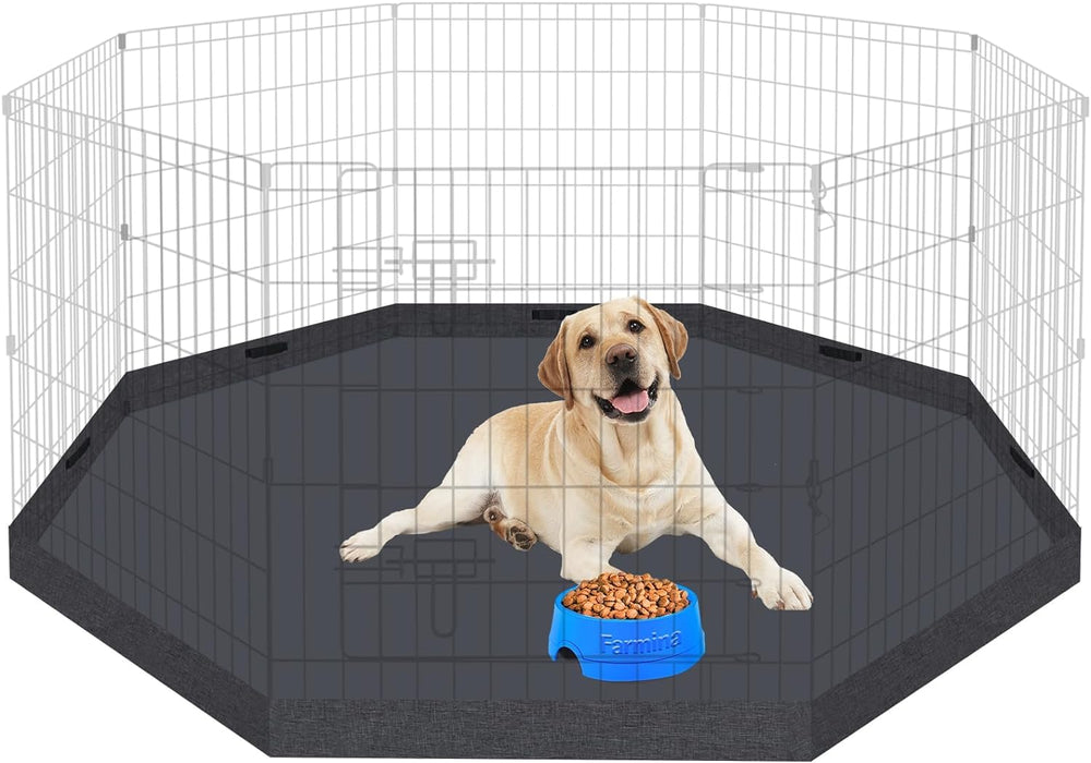 Artmalle dog playpen bottom pad 24in octagonal fits securely for outdoor use