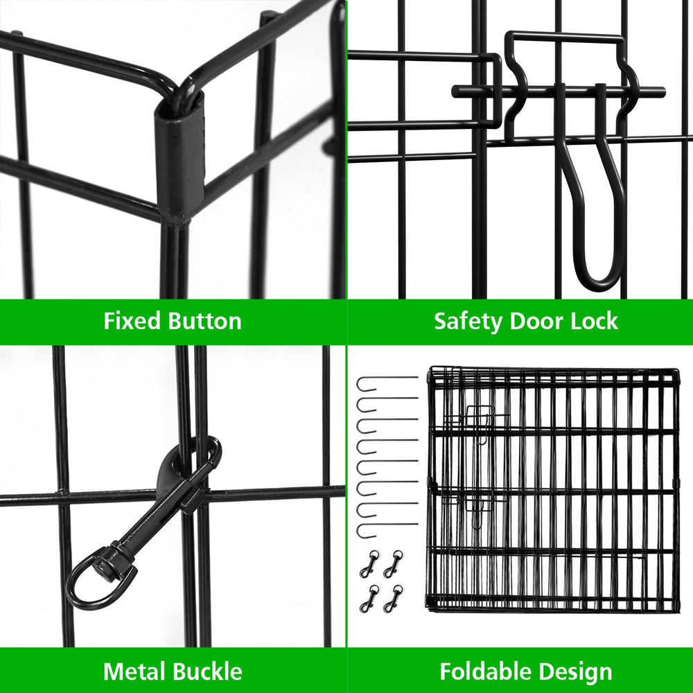 Artmalle playpen supports small animals like rabbits and guinea pigs in a roomy exercise area
