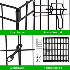 Artmalle playpen supports small animals like rabbits and guinea pigs in a roomy exercise area