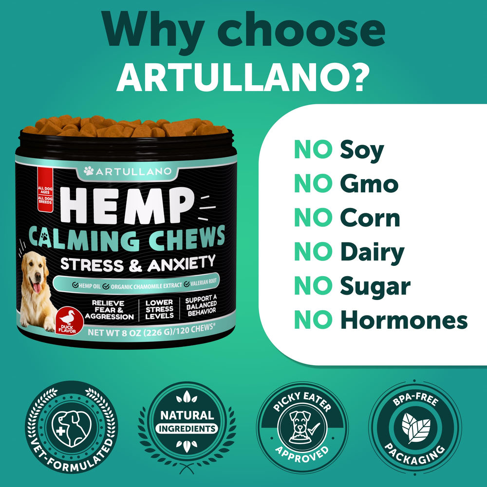Artullano hip and joint support chews for mobility.