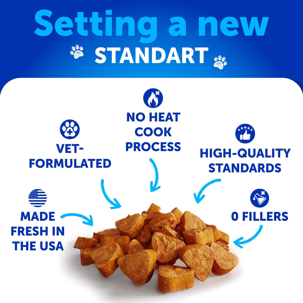 Artullano No Poo Chews dog-breath-support visual suggests breath-friendly digestion benefits.