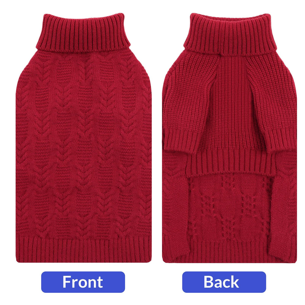 ASENKU blue XL dog sweater front view adds stylish warmth.