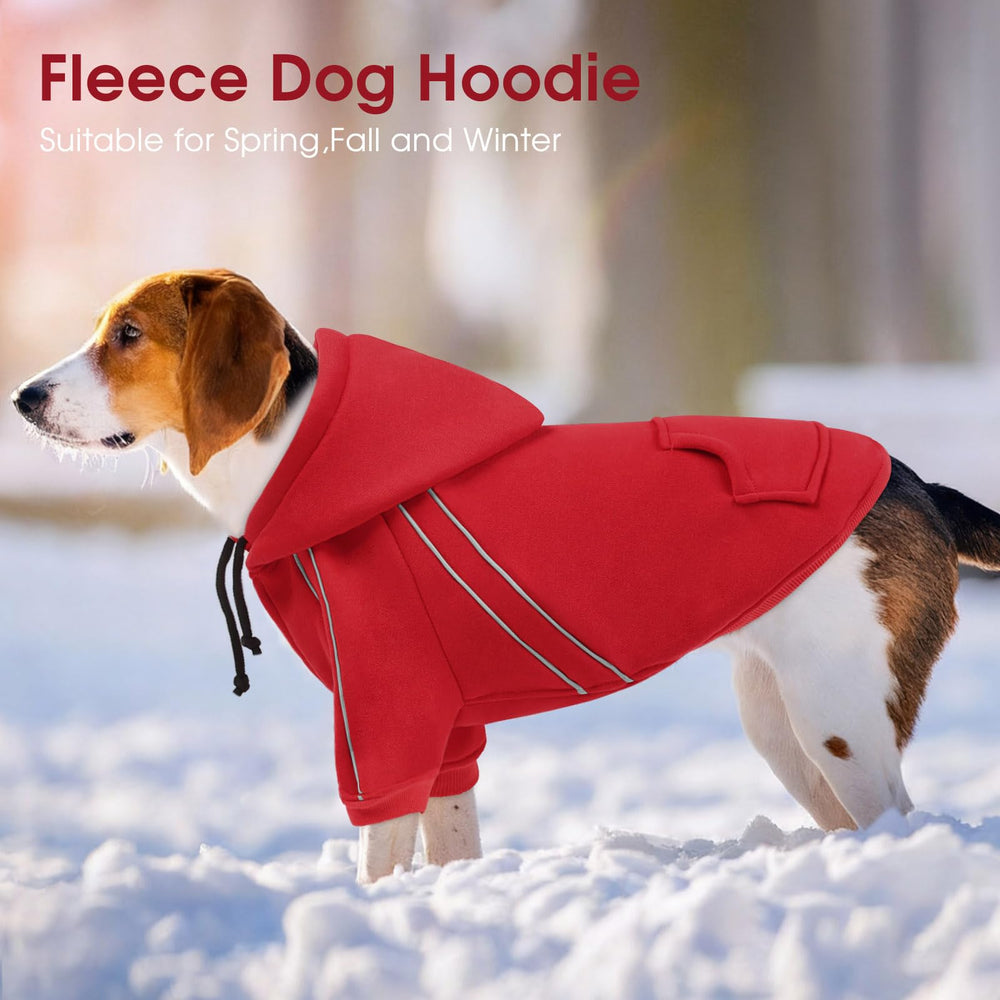 ASENKU Cozy Dog Hoodie fabric close-up shows soft fleece
