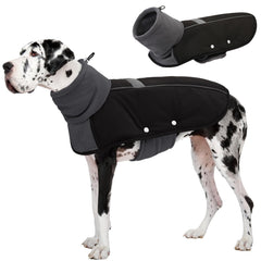 ASENKU dog coat windproof shell with insulated warmth for cold walks
