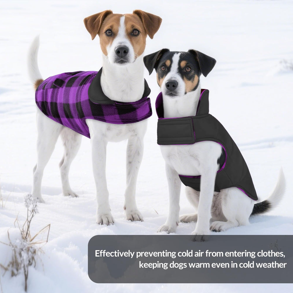 ASENKU reversible purple jacket interior soft lining for cozy warmth.