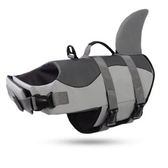 ASENKU dog life jacket side belt shows secure fit for confident swimming