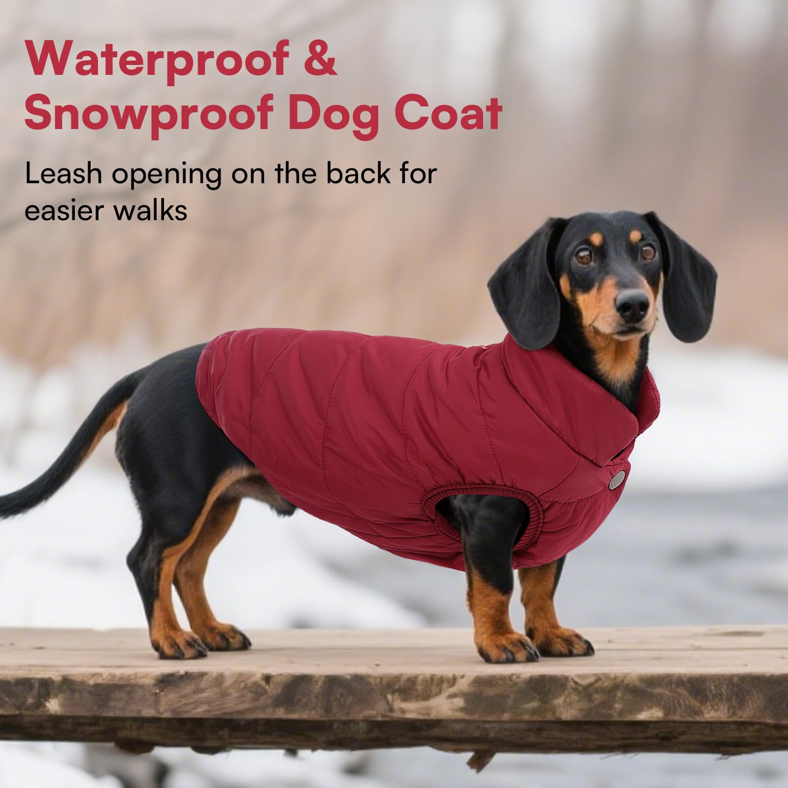 ASENKU coat with elastic edges for a snug, adjustable fit