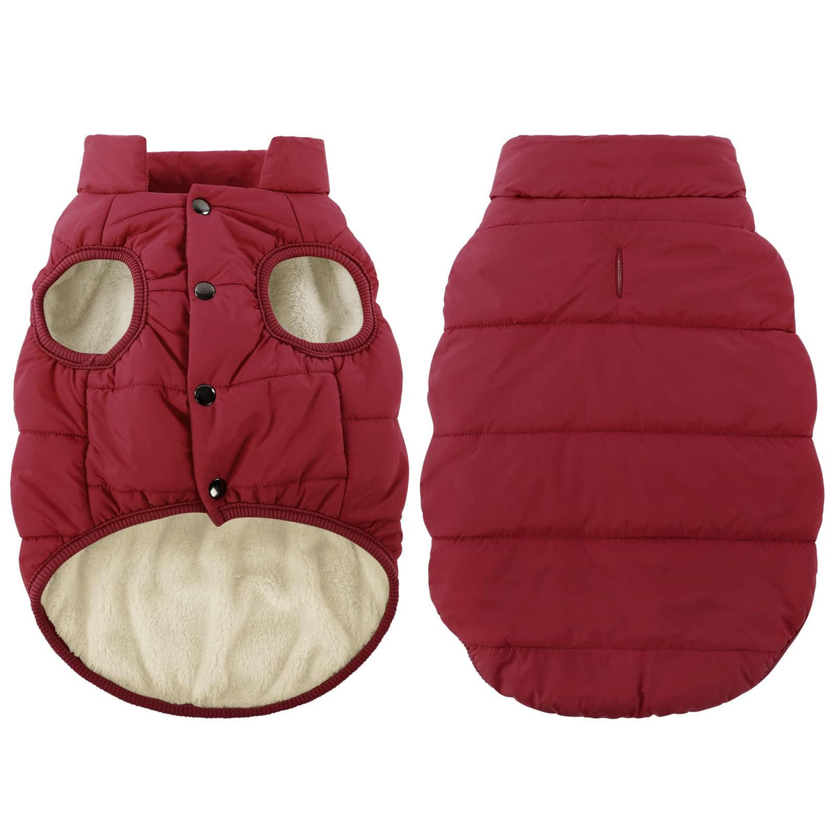 ASENKU dog winter coat waterproof-windproof exterior protects during snowy walks