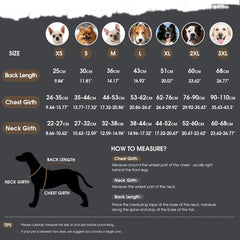 ASENKU dog coat adjustable neck and belly closures for perfect fit.