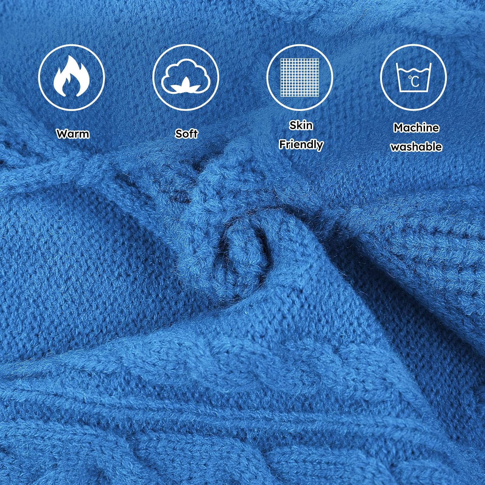 Asenku knitted dog sweater pattern detail emphasizes classic jacquard texture.