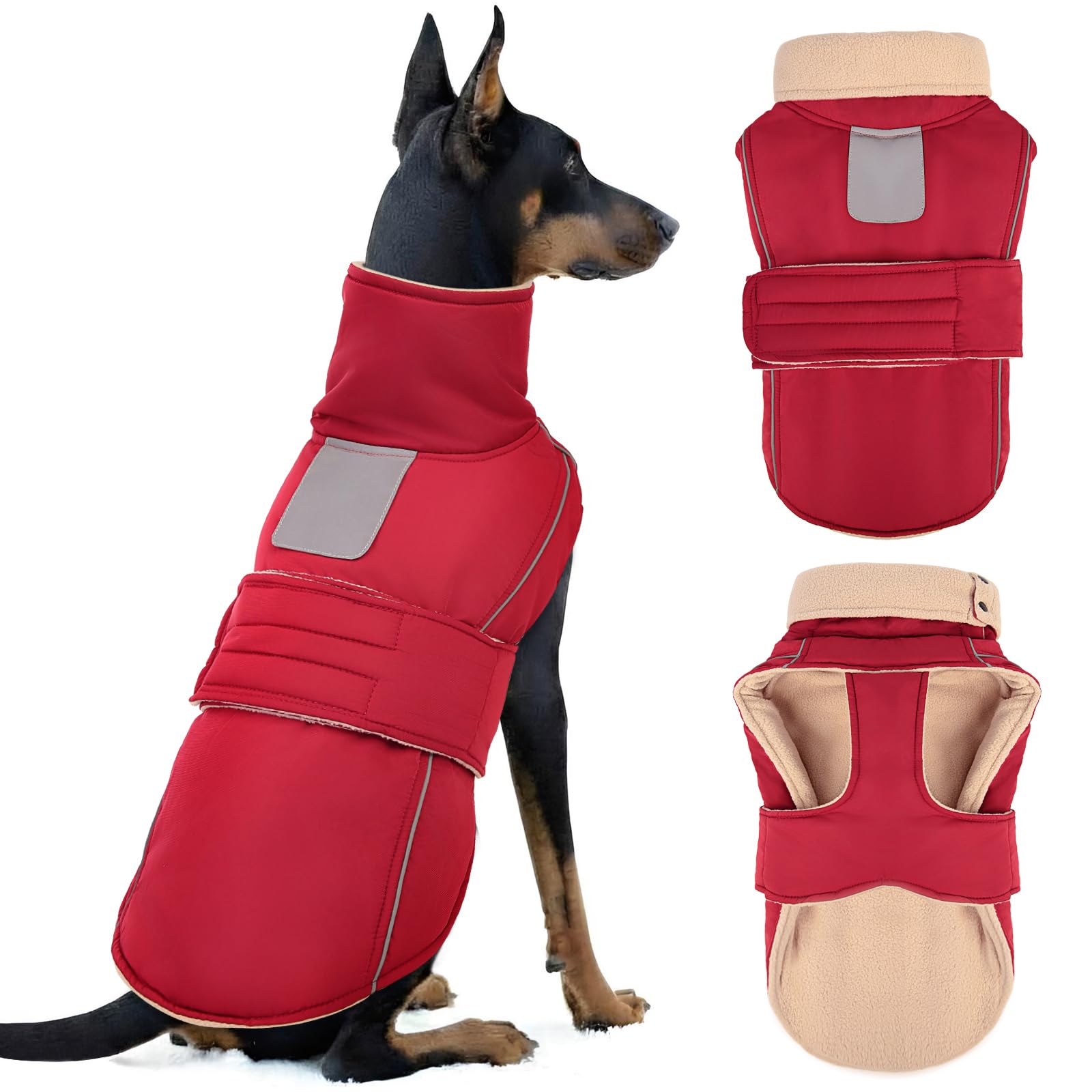 ASENKU warm dog coat versatile for holidays, hikes, or everyday outdoor adventures.