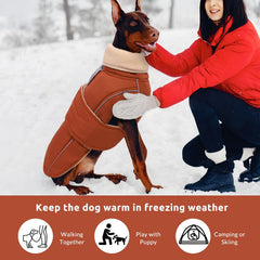ASENKU Waterproof outer shell coats dog against rain and wind