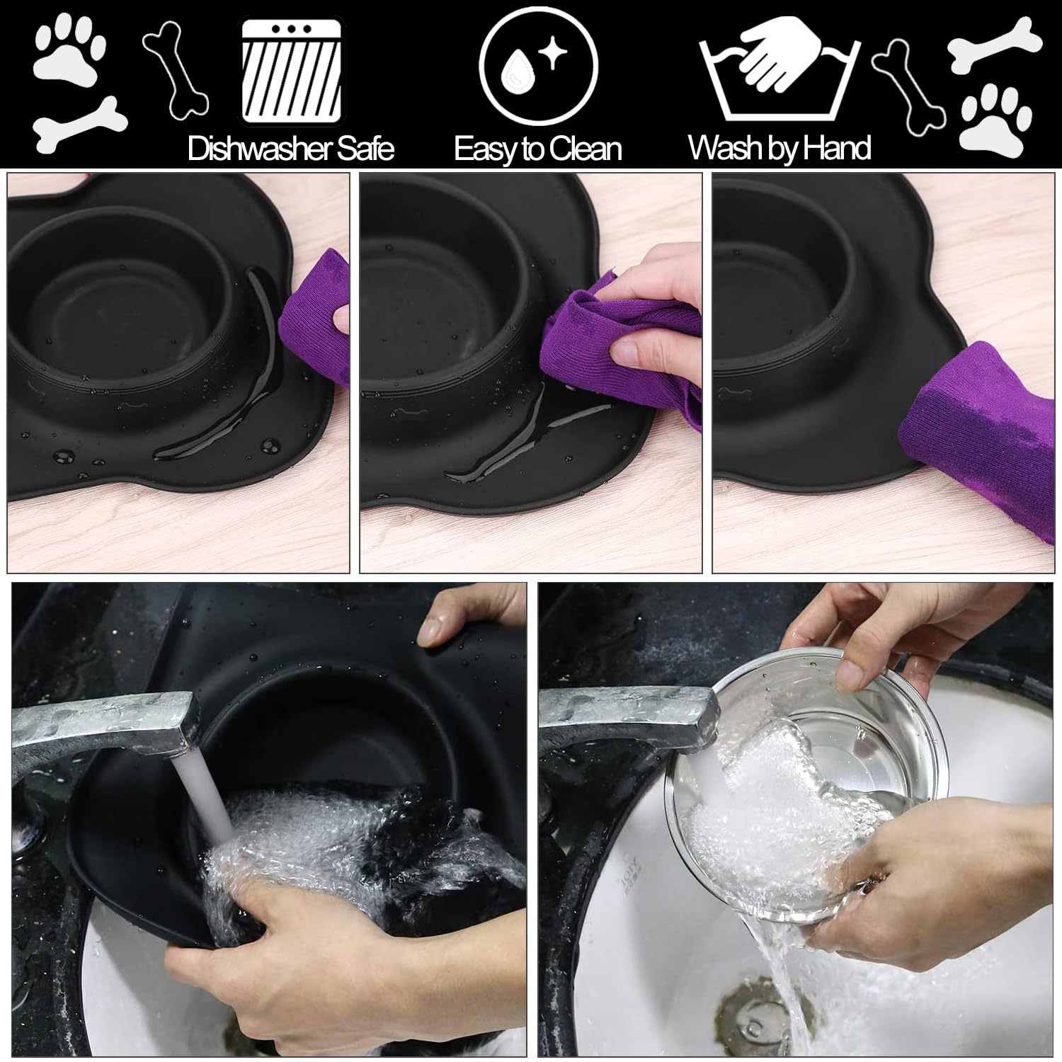 AsFrost base de silicona resistente al uso diario y fácil de limpiar.