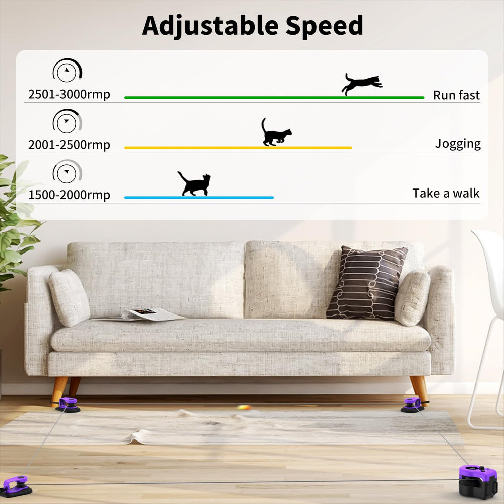 AsFrost cat toy with remote-control mode enabling custom chase sessions