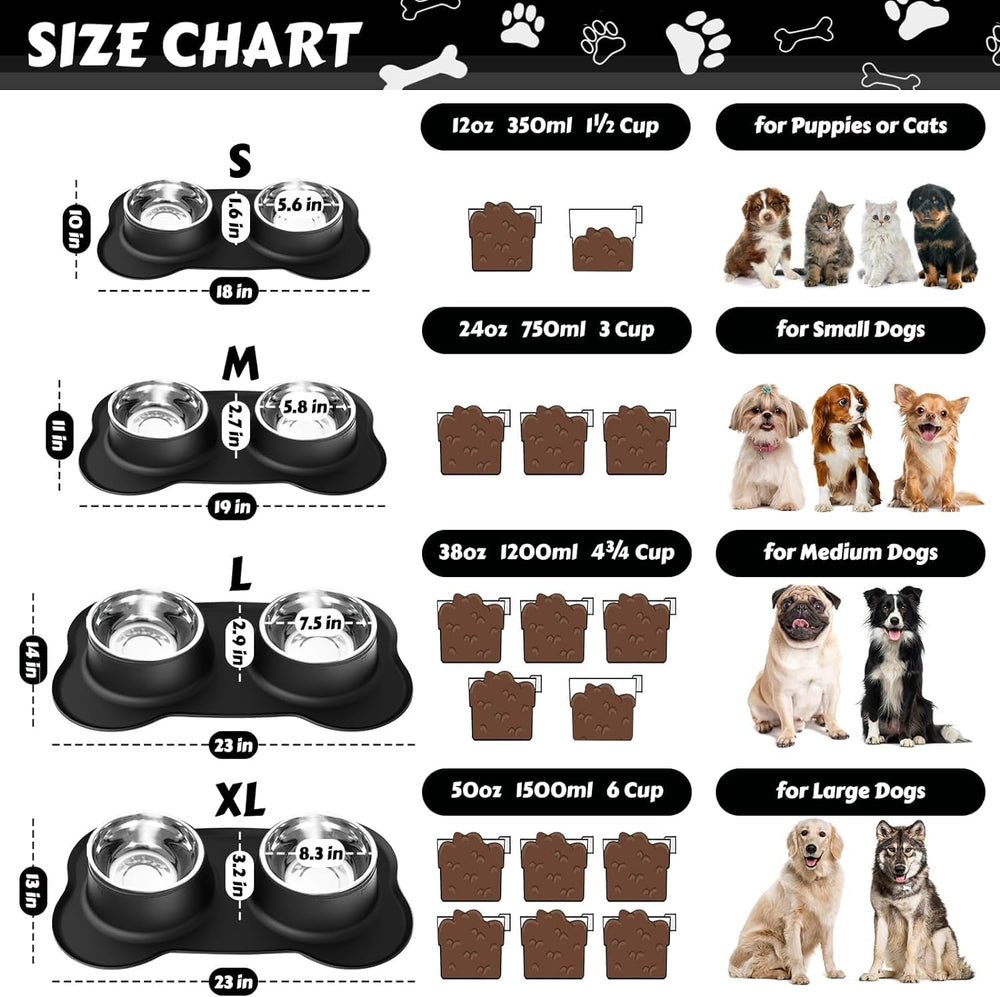 AsFrost dog bowls stainless-steel-construction ensures rust-resistant durability.