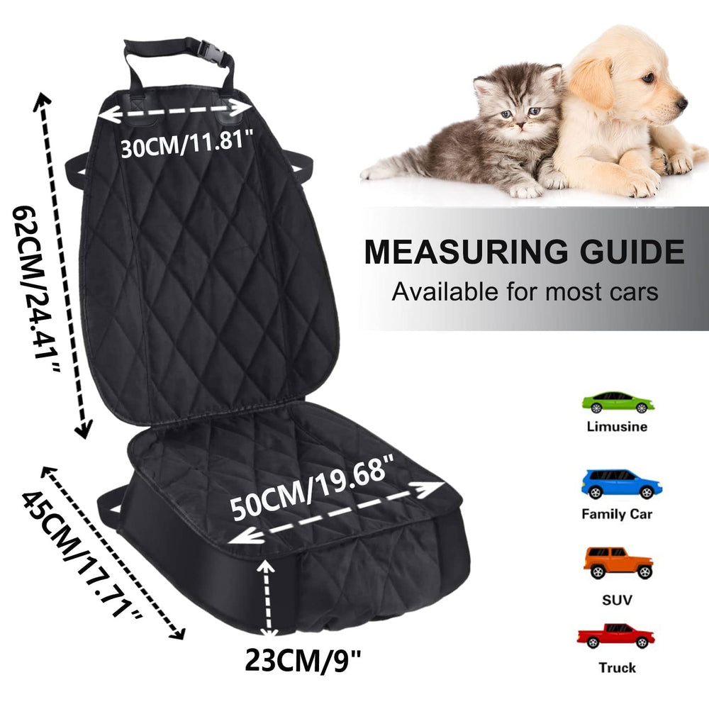 AsFrost dog seat cover nonslip backing stays in place while driving