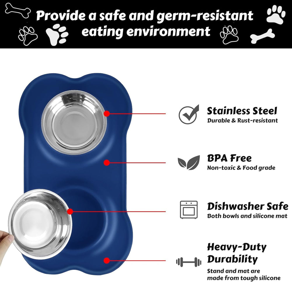 AsFrost stainless-steel bowls resist rust and are easy to clean.