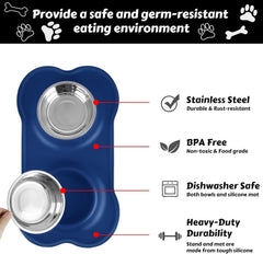 AsFrost stainless-steel bowls resist rust and are easy to clean.