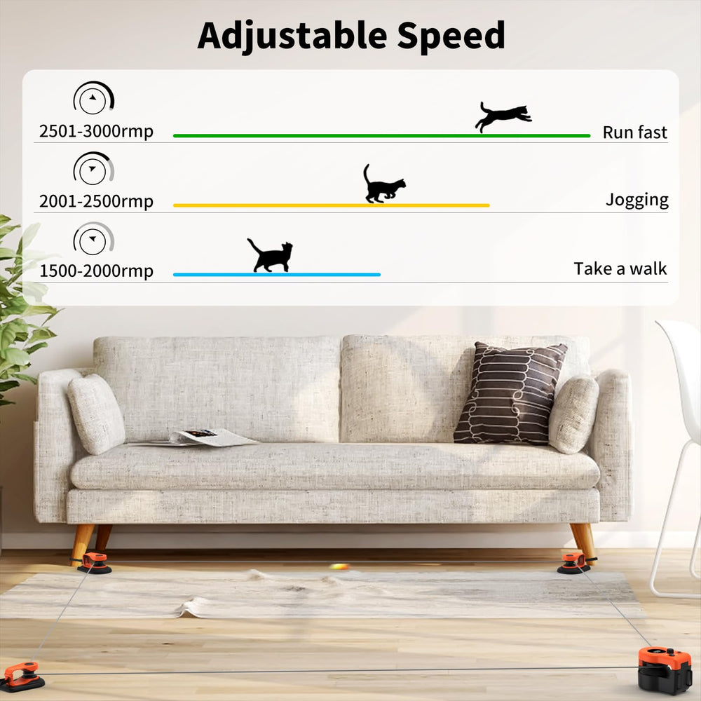 AsFrost upgraded cat toy remote control play mode for bonding sessions