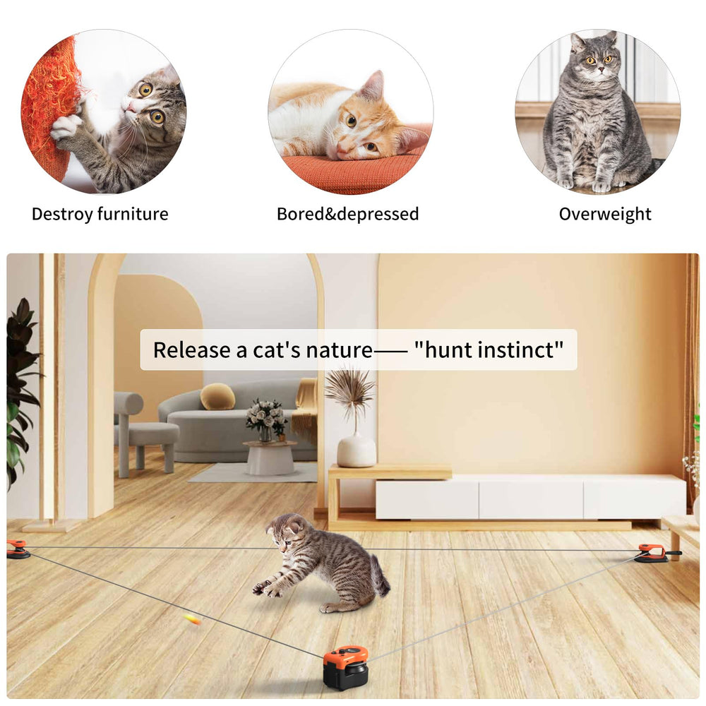 AsFrost upgraded cat toy safety shutdown feature for worry-free play