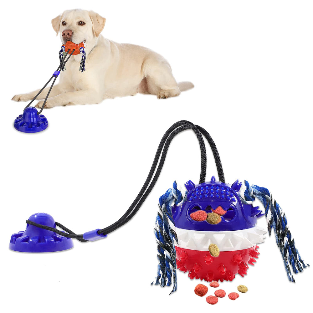Askhald aggressive-chewer toy rope-suction-ball for durable interactive play