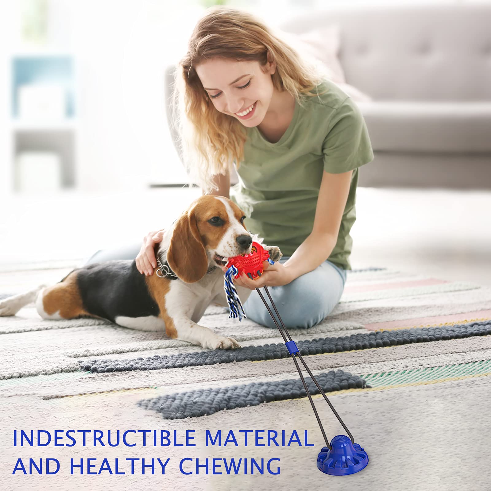 Askhald indestructible-toy material TPR for long-lasting chewing