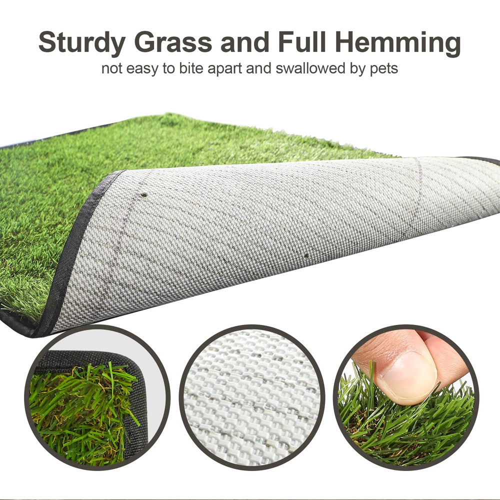 ASKIZ durable grass mat resists chewing and flattening.