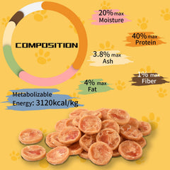 ASMPET Chicken Chips crunch and protein boost in a single bite.