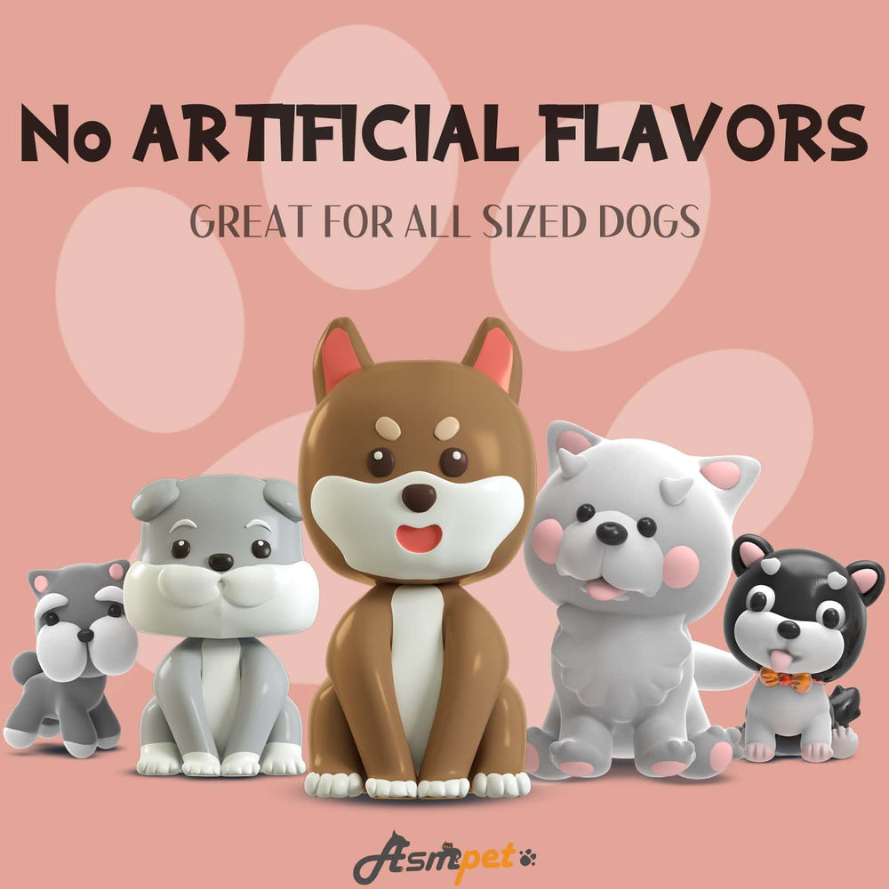 ASMPET Bones are wheat, corn, and soy-free for diet-conscious dogs.