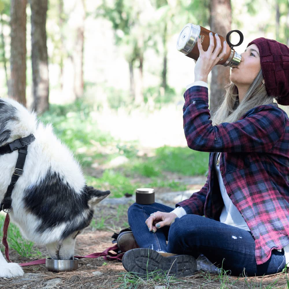 Asobu Buddy Bottle in action on a dog walk keeps hydration simple.