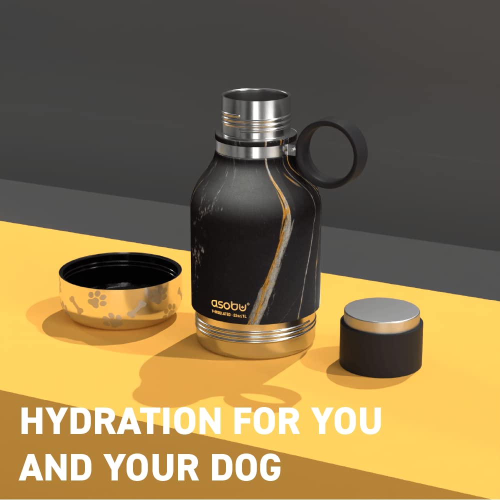 Asobu Buddy Bottle removable dog water bowl for easy hydration on walks