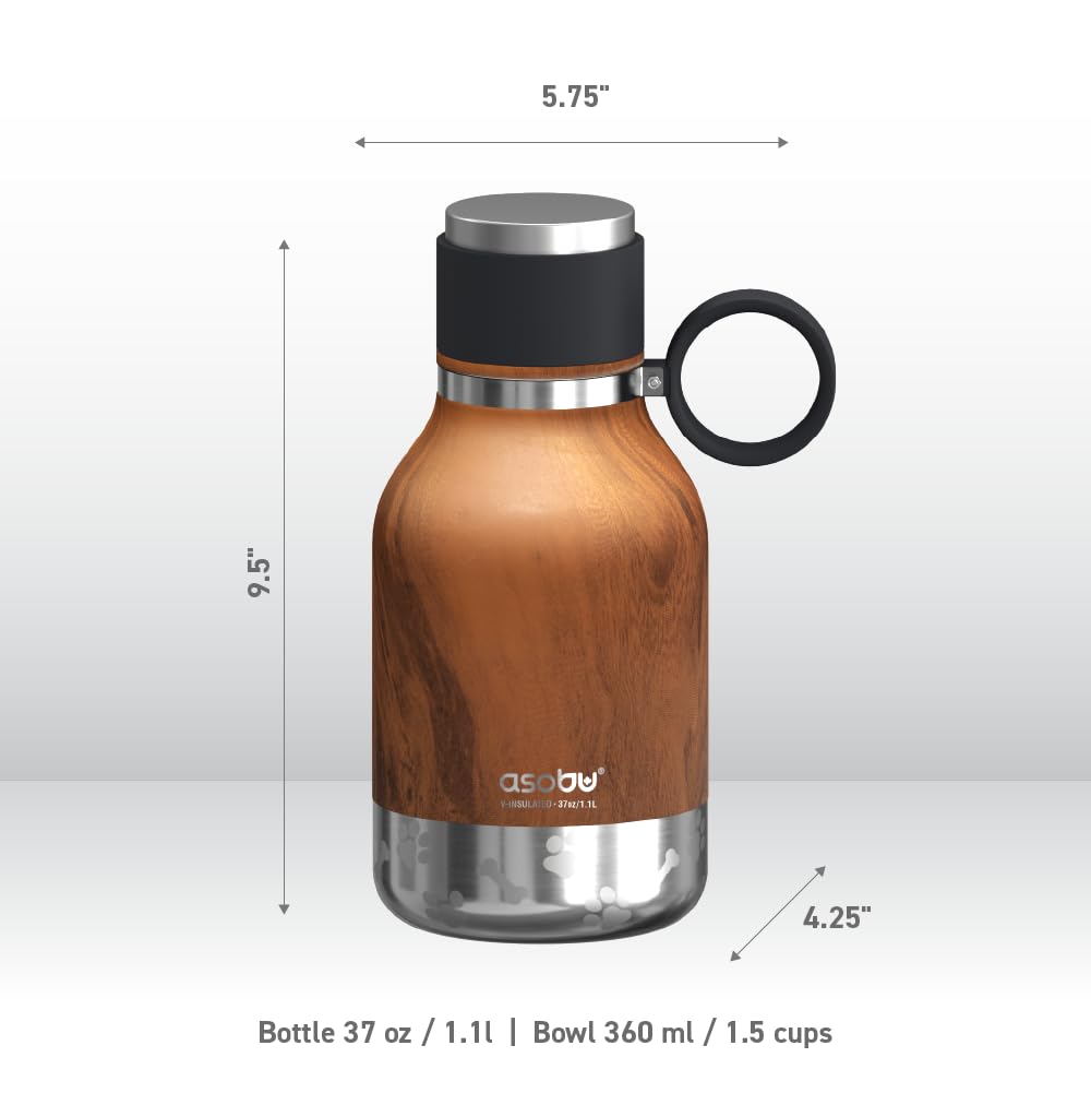 Asobu Buddy Bottle travel-friendly design fits bags and car cupholders.