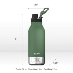 Asobu Dog Barky Bottle insulated body preserves cool water during long hikes.
