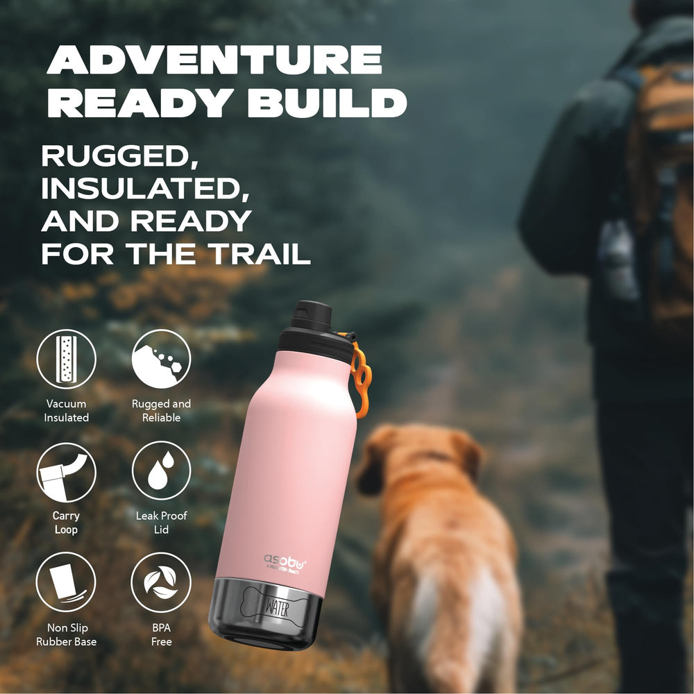 Asobu Dog Barky Bottle leak-proof design helps prevent spills outdoors.