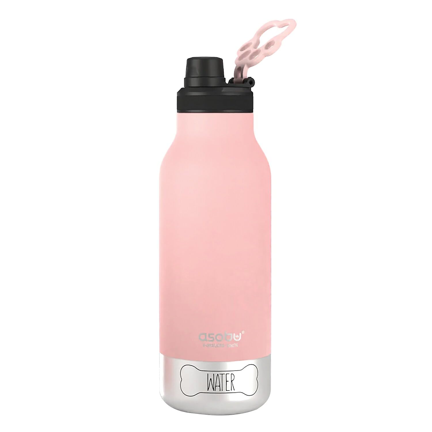 Asobu Dog Barky Bottle removable food bowl supports dog meals on trips.