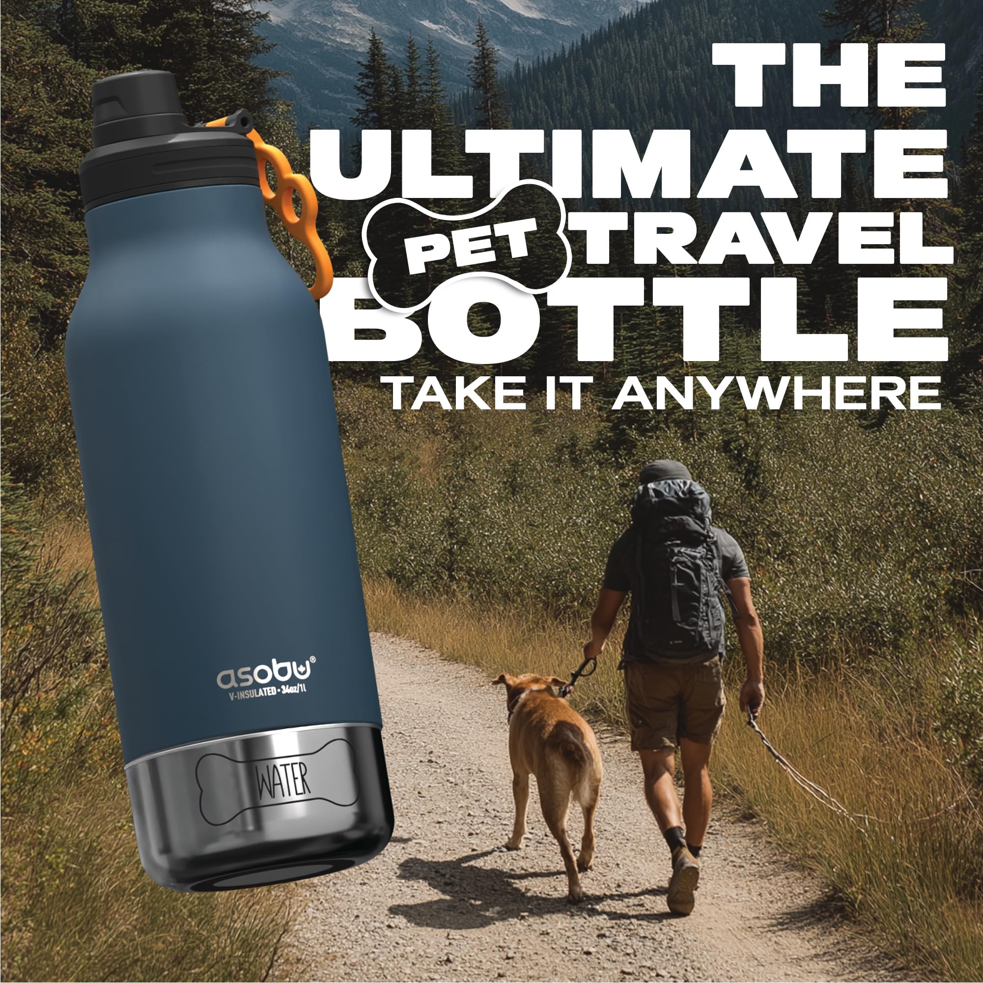 Road trip essentials featuring Asobu Barky Bottle keeps drinks and snacks organized.