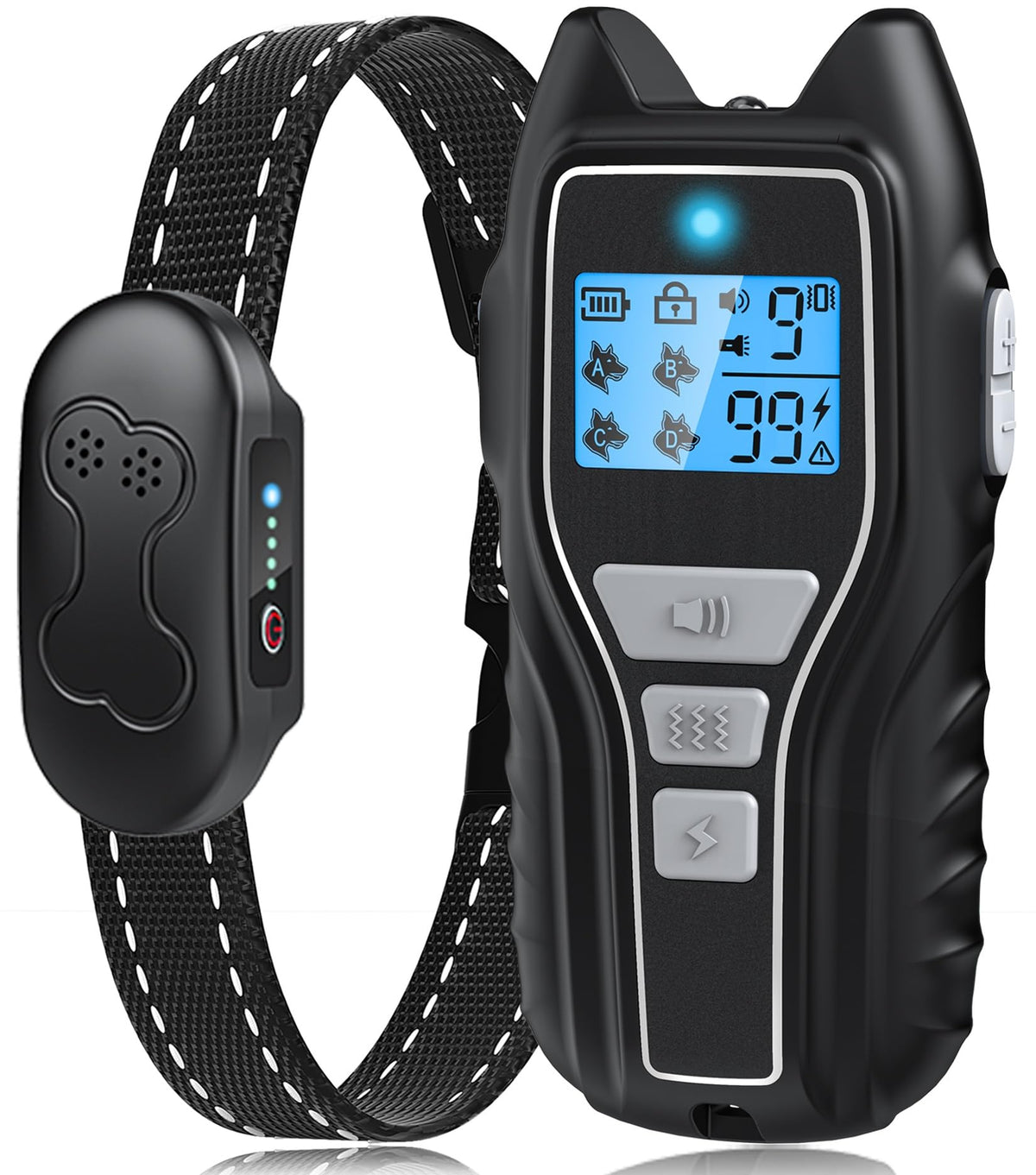 Asrcs dog shock collar remote-control supports flexible training across environments.