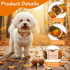 Astdogio adjustable pup-collar ensures a snug, comfortable fit with sliding buckle
