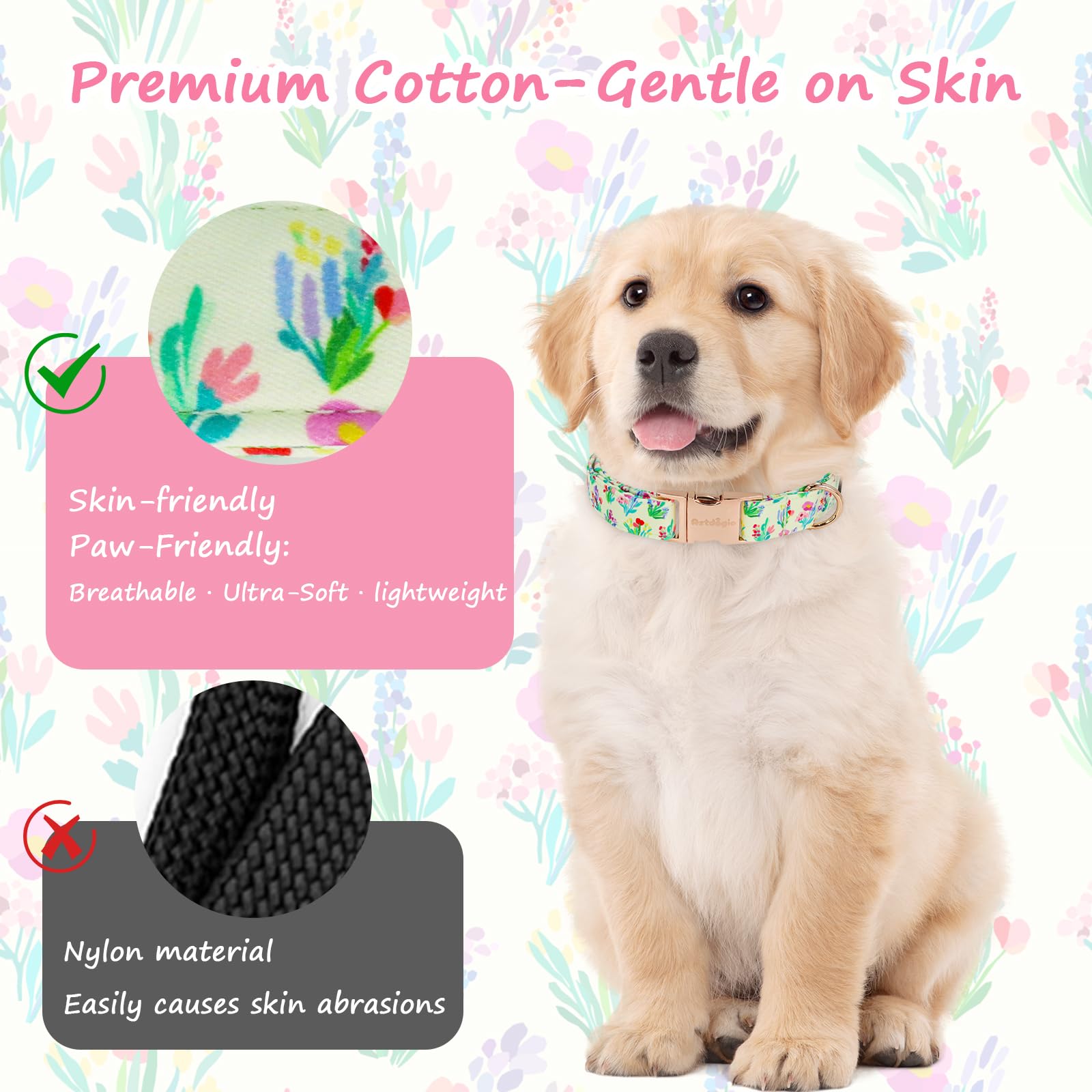 Astdogio handcrafted edges reduce irritation for sensitive skin during longer adventures.