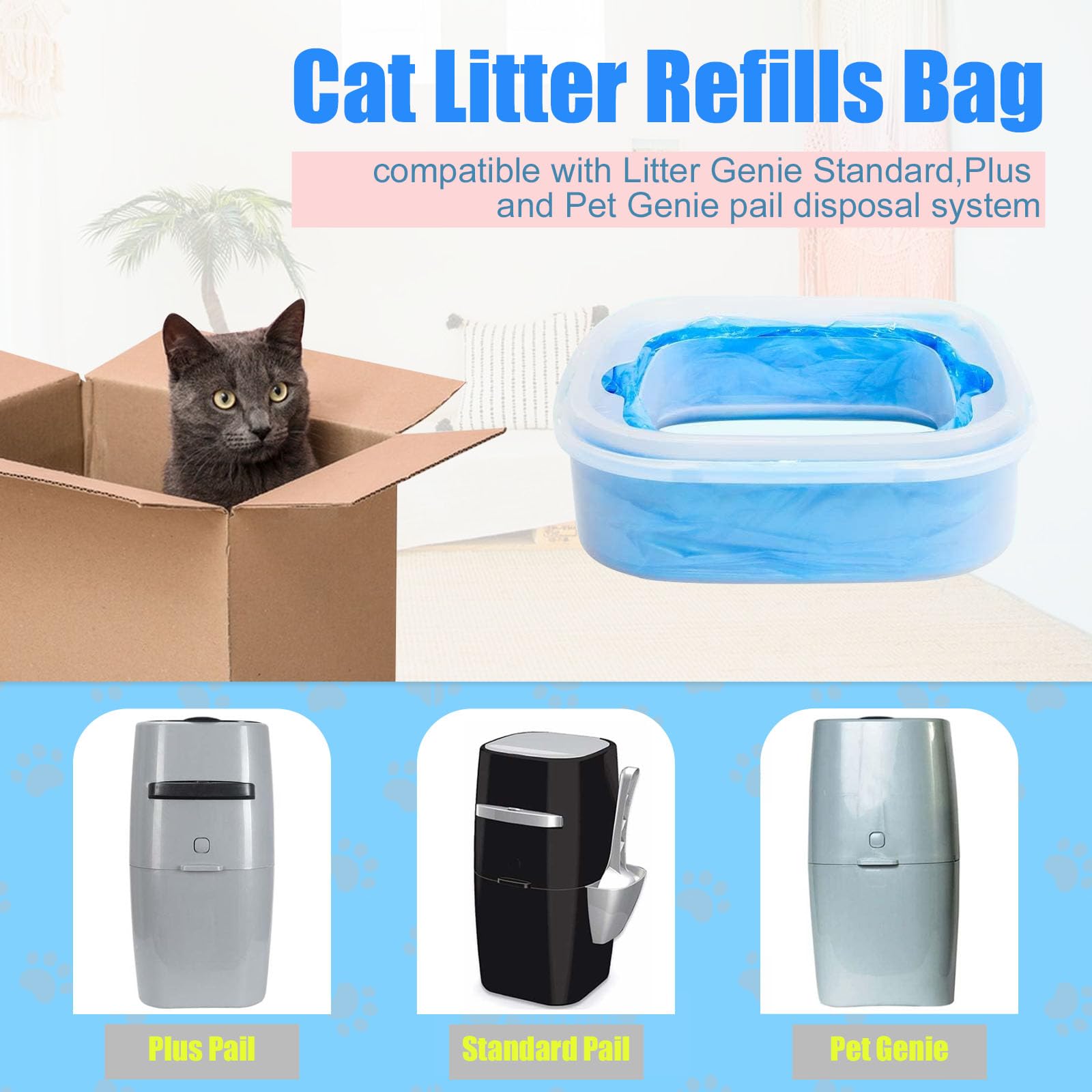 Astrallgn 7-layer EVOH odor-barrier refill keeps litter fresher longer