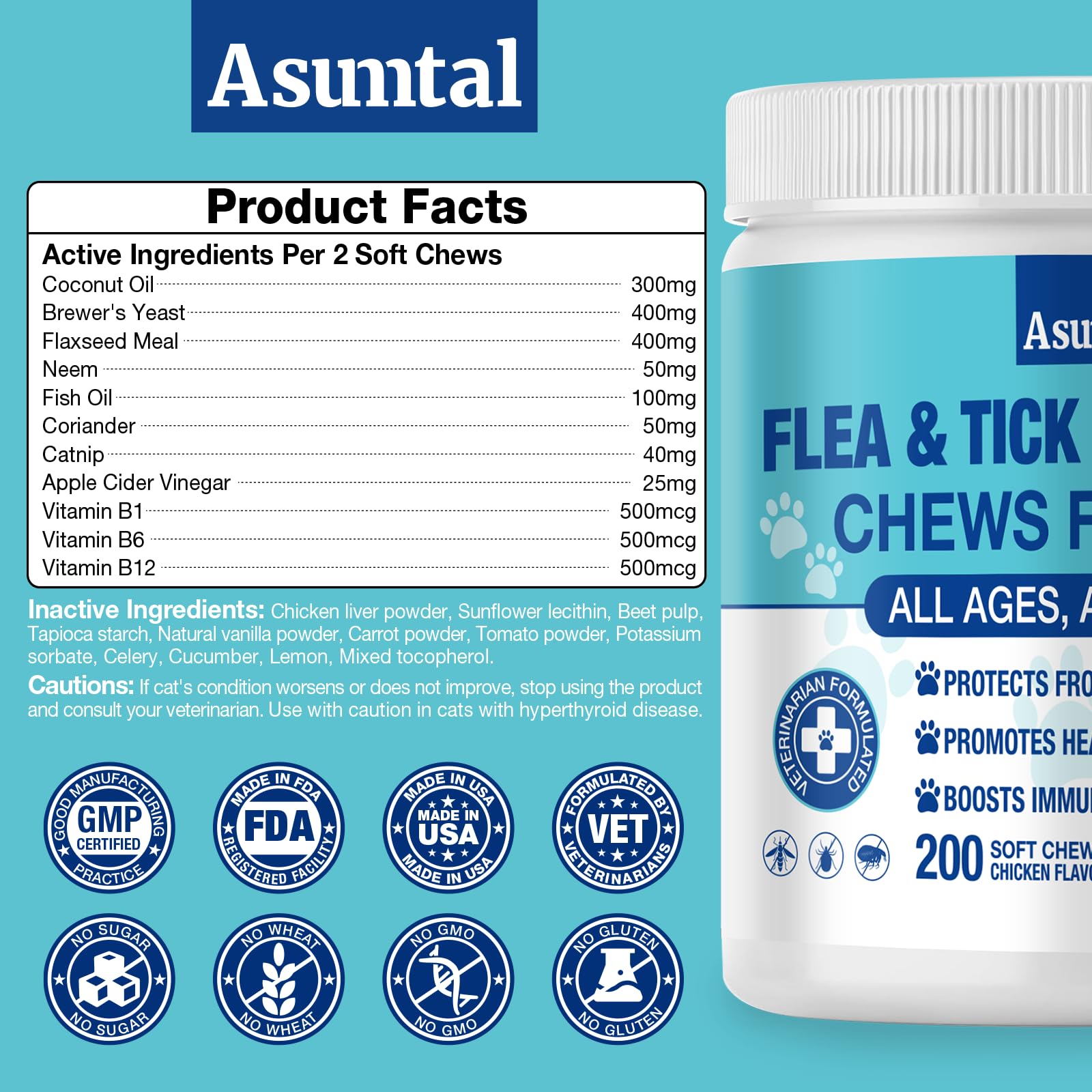 Asumtal pet care routine setup showcases integrated daily care for cats.
