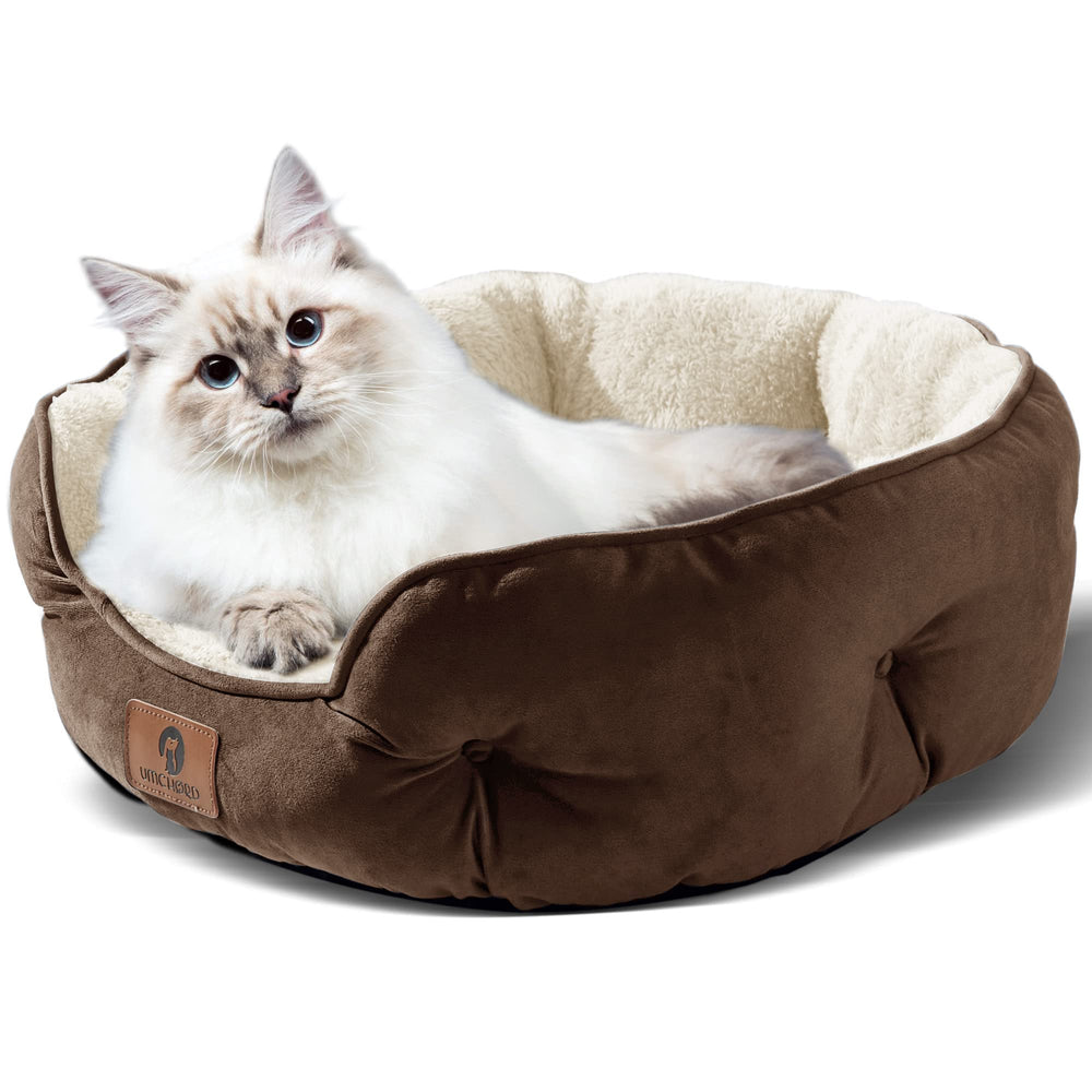 Asvin dog bed anti-slip bottom stays put on smooth floors